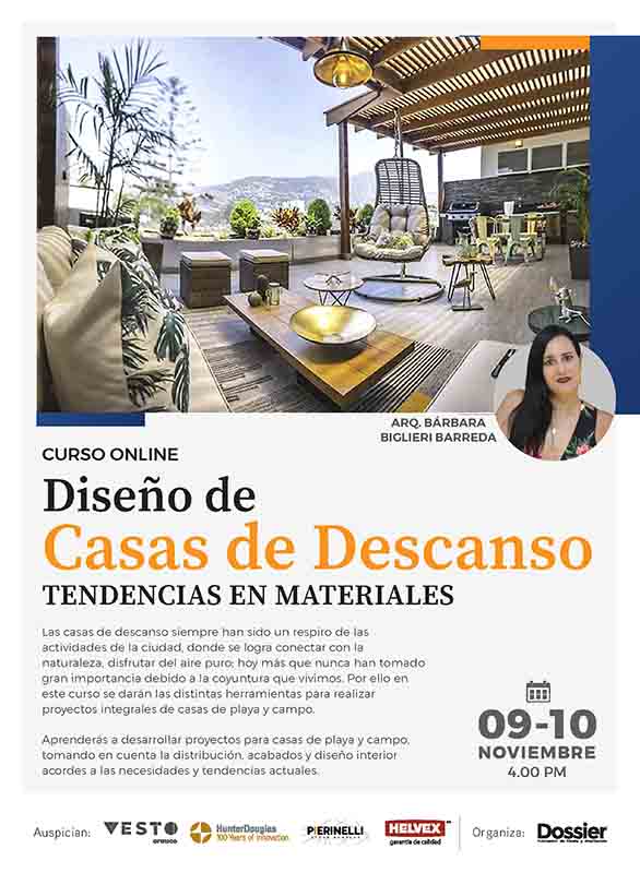 Diseño de Casas de Descanso, tendencias en materiales